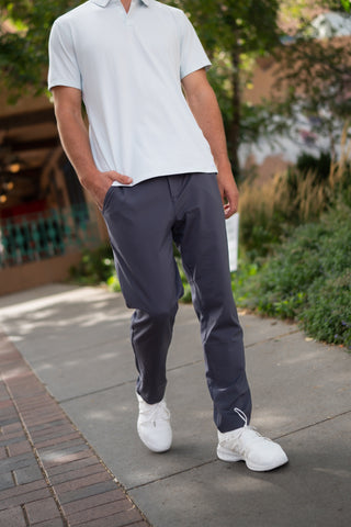 Alyth Active Brushed Victorious Pant in Pebble - Women's Everyday Pants Front View