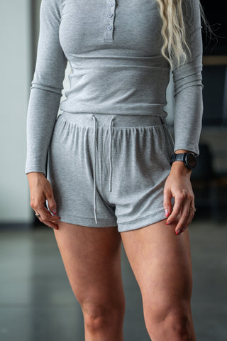 Alyth Active Calm Feather-Soft Lounge Short in Sienna Blush - Women's Lounge Shorts Detail View