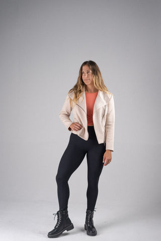 Alyth Active Dynamic Devoted Lite Legging in Black - Women's Workout Leggings Front View
