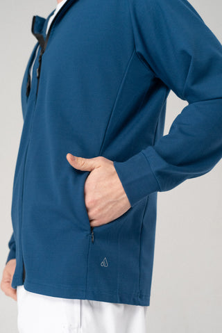 Alyth Active Fierce Hooded Jacket in Dark Grey - Women's Running Hoodie Back View
