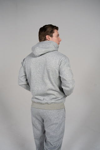 Alyth Active Impactful Hoodie in Light Grey - Women's Lounge Hoodie Side View