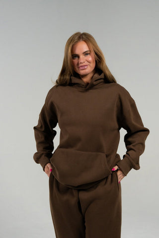 Alyth Active Impactful Hoodie in Light Pink - Women's Lounge Hoodie Side View