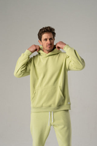 Alyth Active Impactful Hoodie in Light Pink - Women's Lounge Hoodie Side View