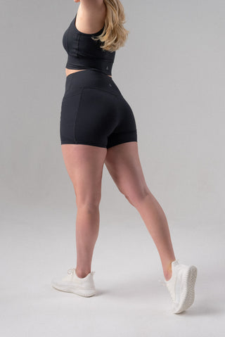 Alyth Active Serene Transform Short in Aero Blue - Women's Athletic Shorts Front View