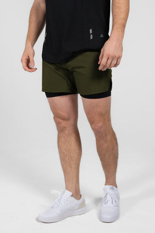 Alyth Active Worthy Liner Shorts in Black - Women's Workout Shorts Detail View